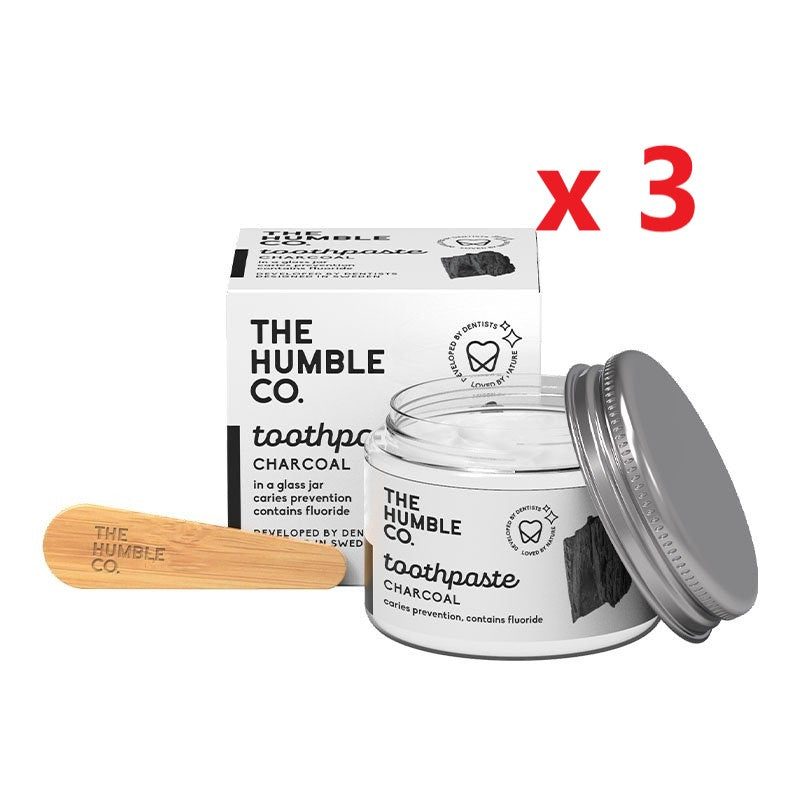 3 X The Humble Co. Natural Toothpaste in a Jar 64g