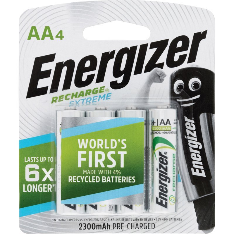 Energizer Batteries Recharge AA 4 Pack - MataMata