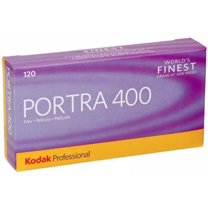 Kodak Film Portra 400 Color Negative Film (120 Roll Film, 5 - Pack) - MataMata