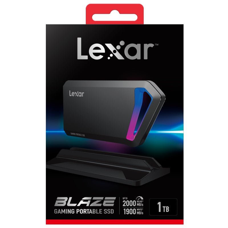 Lexar SL660 BLAZE GAMING Portable Solid State Drive SSD up to 2000MB/s read - MataMata