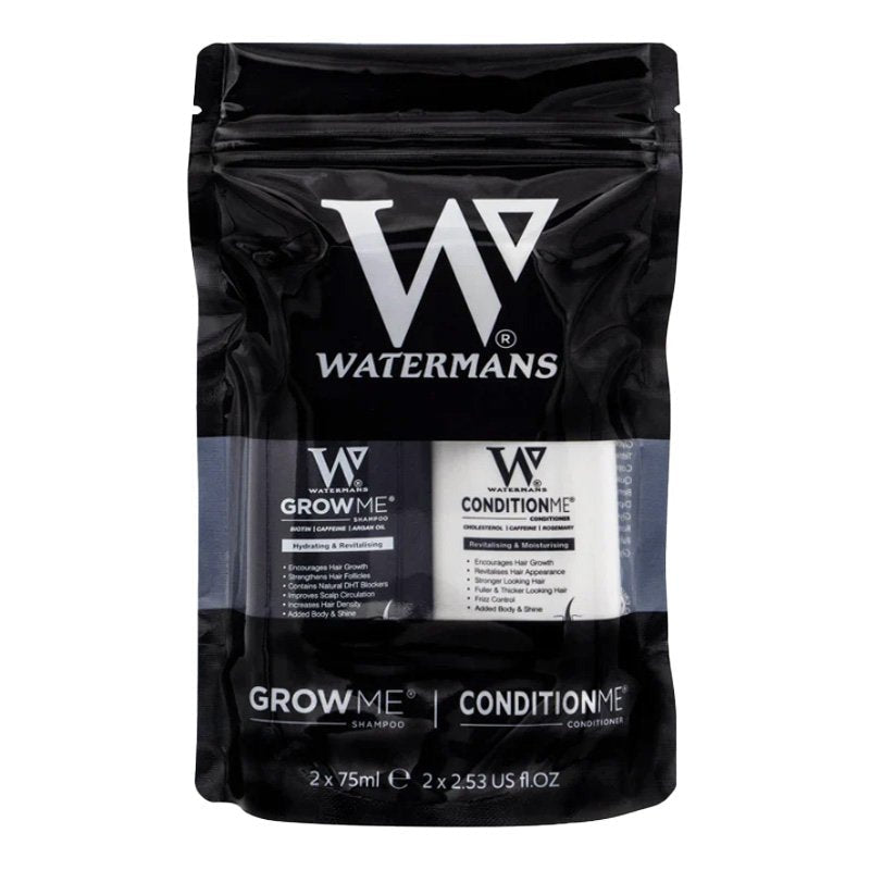 Watermans Travel Shampoo & Conditioner Bundle (75ml Each) - MataMata