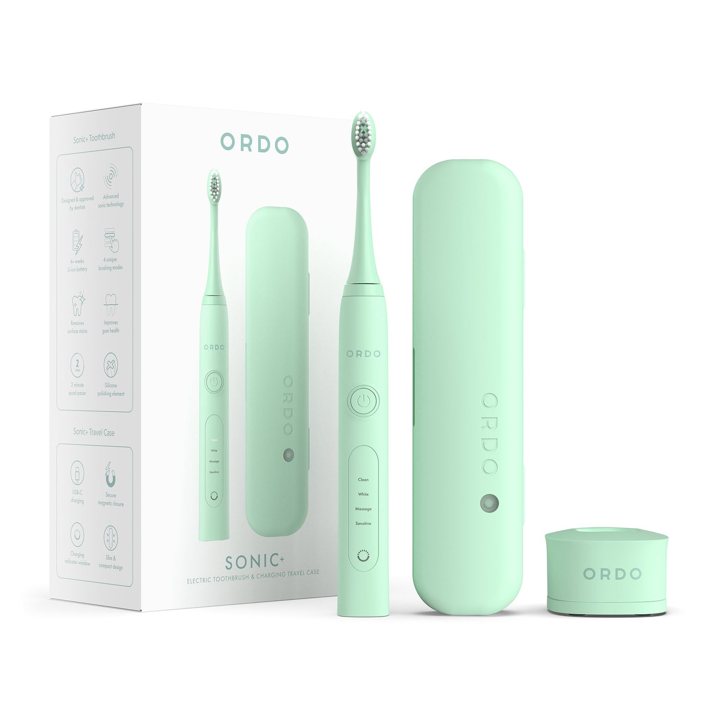 Ordo Sonic+ Toothbrush & Charging Travel Case