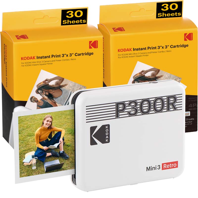 Kodak Instant Mini 3 Retro Cartridge Bundle
