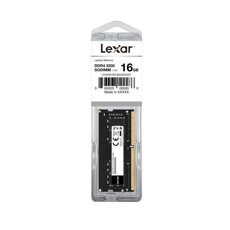 Lexar RAM DDR4-3200 SODIMM Laptop Memory Capacity: 16GB