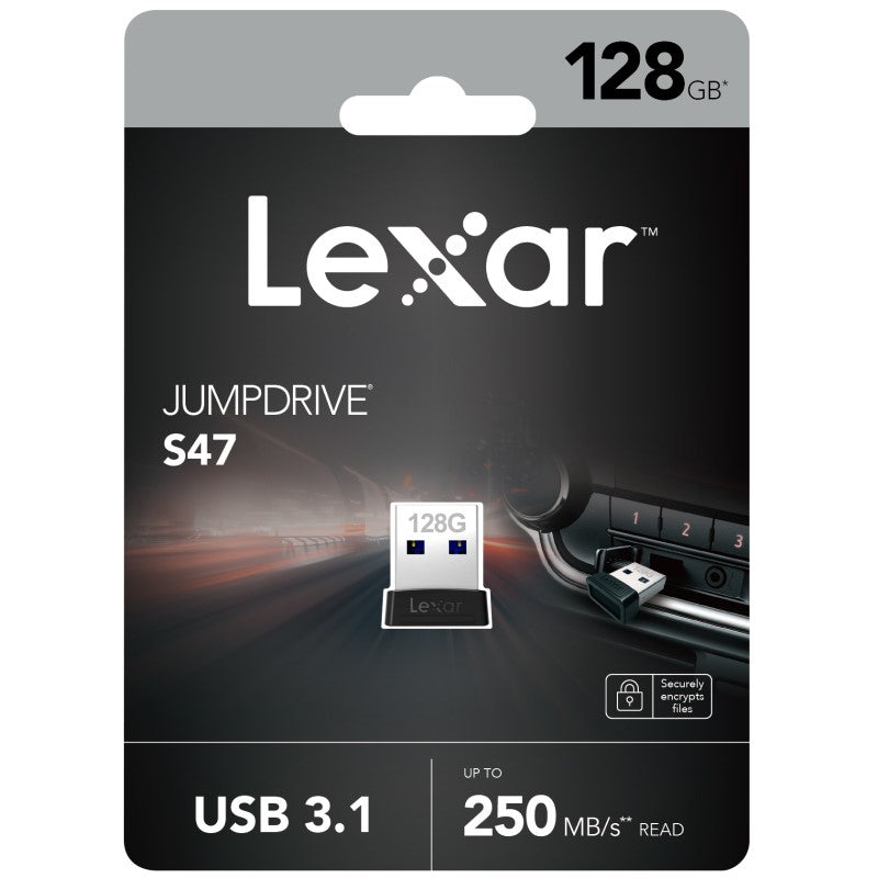 Lexar Jumpdrive S47 Plug N Stay USB 3.1 Flash Drive