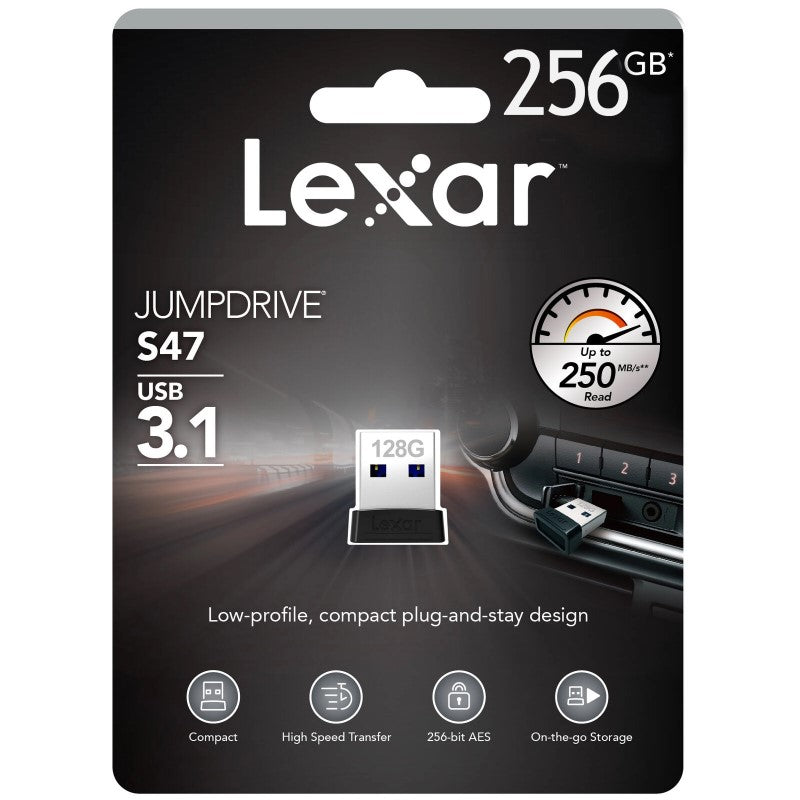 Lexar Jumpdrive S47 Plug N Stay USB 3.1 Flash Drive