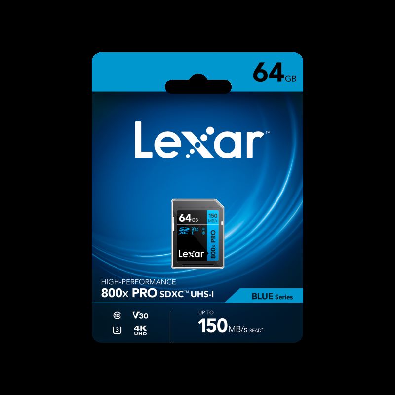 Lexar Professional 800X PRO SDXC UHS-I SD Card