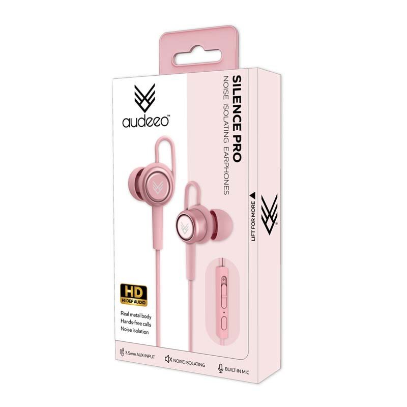 Audeeo Silence Pro Noise Isolating Wired Headphones - MataMata
