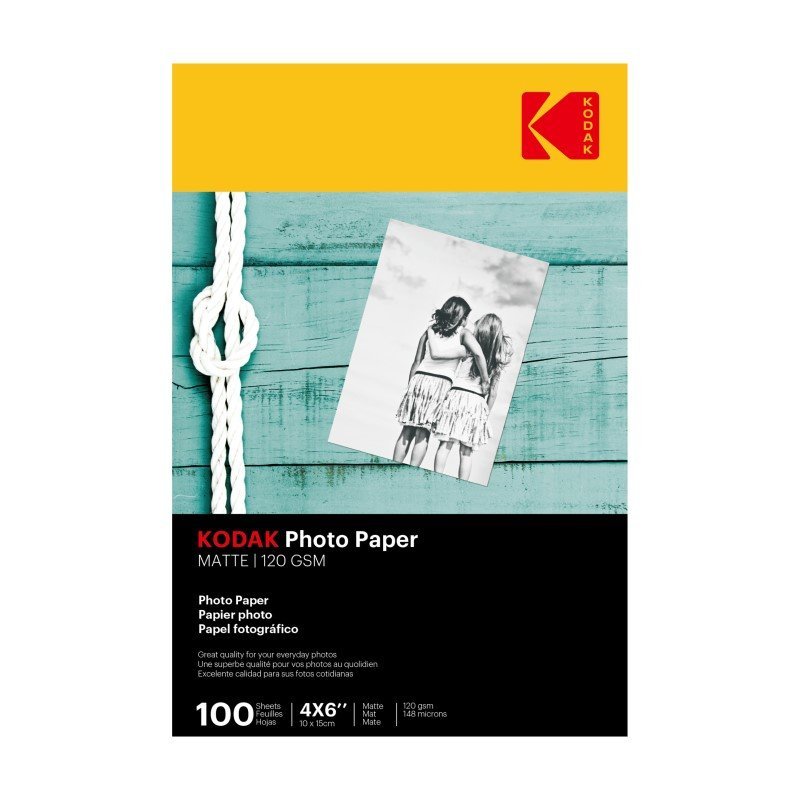 Kodak Photo Paper Matte 120gsm 4 x 6 (4R) 100 Sheets - MataMata
