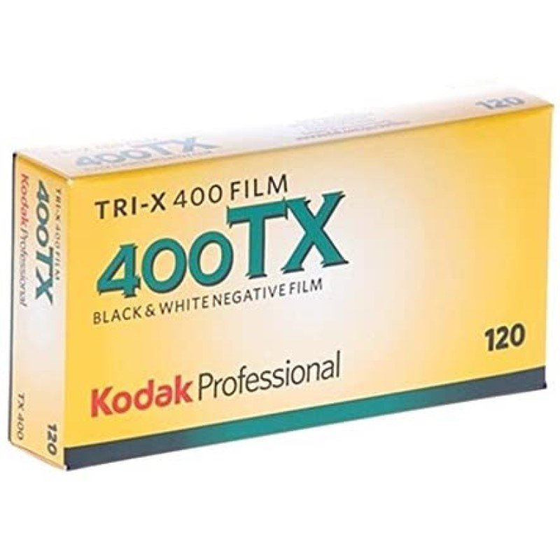 Kodak Film Tri-X 400 B&W Negative Film (120 Roll Film, 5-Pack)