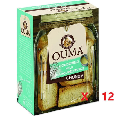 12 X Ouma Condensed Milk Flavoured Chunky Rusks 500g - MataMata