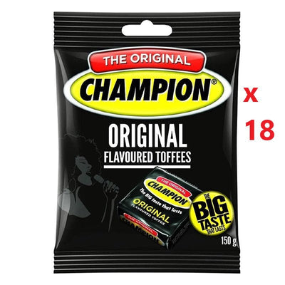 18 X Wilsons Champion Original Flavoured Toffees 150g - MataMata