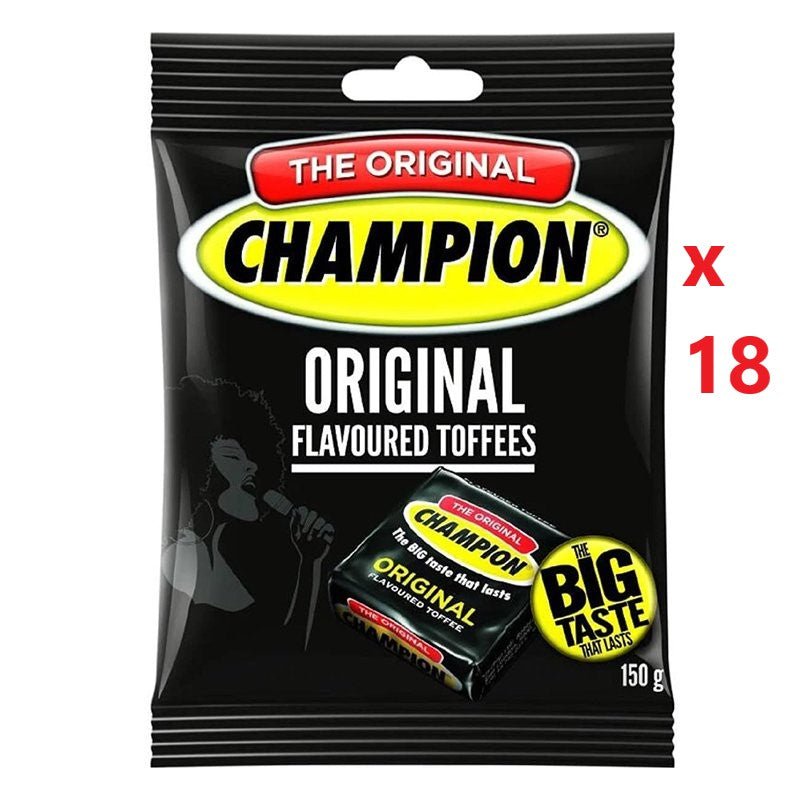 18 X Wilsons Champion Original Flavoured Toffees 150g - MataMata
