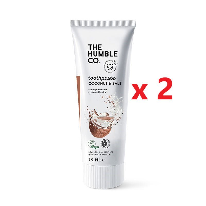2 X The Humble Co. Natural Toothpaste 96g - MataMata