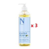 3 X Dr Natural Castile Liquid Soap 473ml