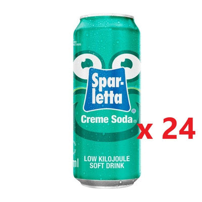 24 X Sparletta Creme Soda Soft Drink 300mL - MataMata