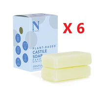 6 X Dr Natural Castile Bar Soap Twin Pack 226g