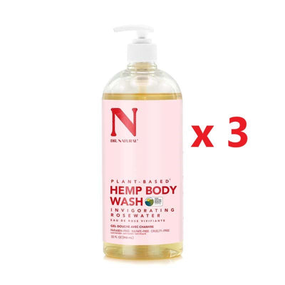 3 X Dr Natural Hemp Body Wash 946ml - MataMata