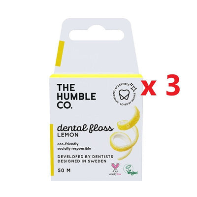 3 X The Humble Co. Dental Floss 50m - MataMata