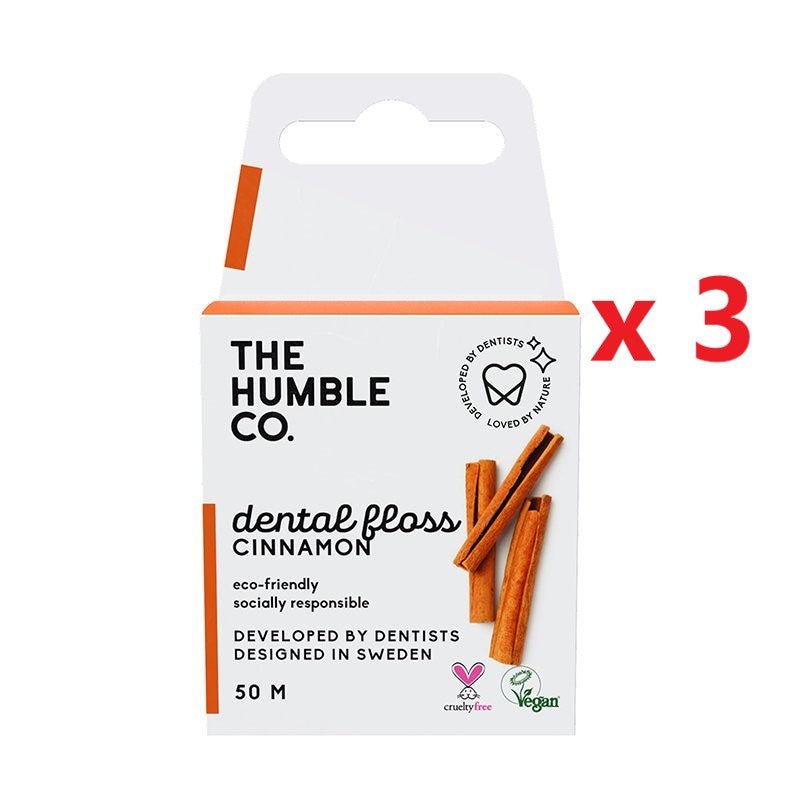 3 X The Humble Co. Dental Floss 50m - MataMata