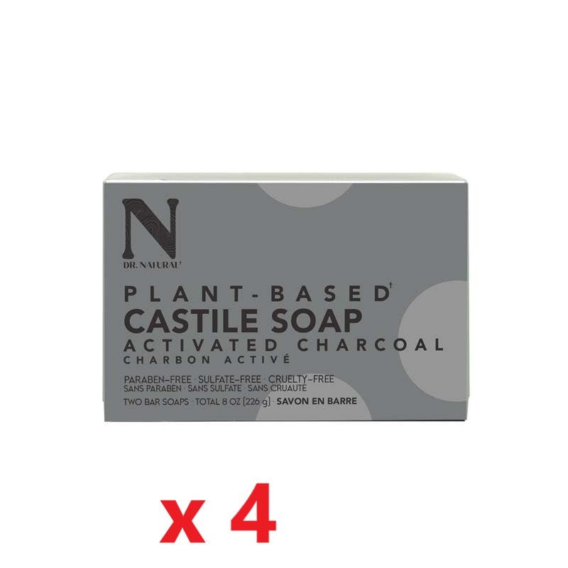 4 X Dr Natural Castile Bar Soap 141g - MataMata