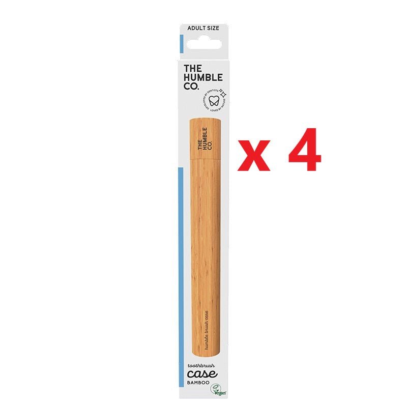 4 X The Humble Co. Bamboo Toothbrush Case - MataMata
