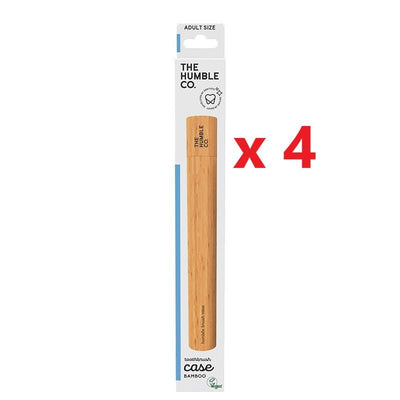 4 X The Humble Co. Bamboo Toothbrush Case - MataMata