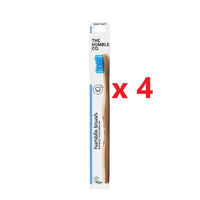 4 X The Humble Co. Bamboo Toothbrush - Soft - MataMata