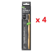 4 X The Humble Co. Pro Bamboo Toothbrush - Soft