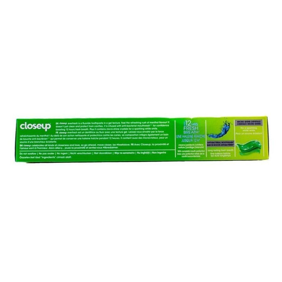 9 Pack Closeup Everfresh Menthol Paradise Toothpaste 90g – Cooling Fresh Breath, Whitening & Antibacterial Care - MataMata