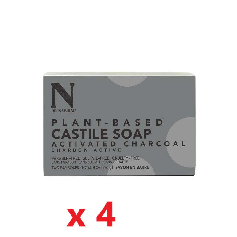 4 X Dr Natural Castile Bar Soap 141g