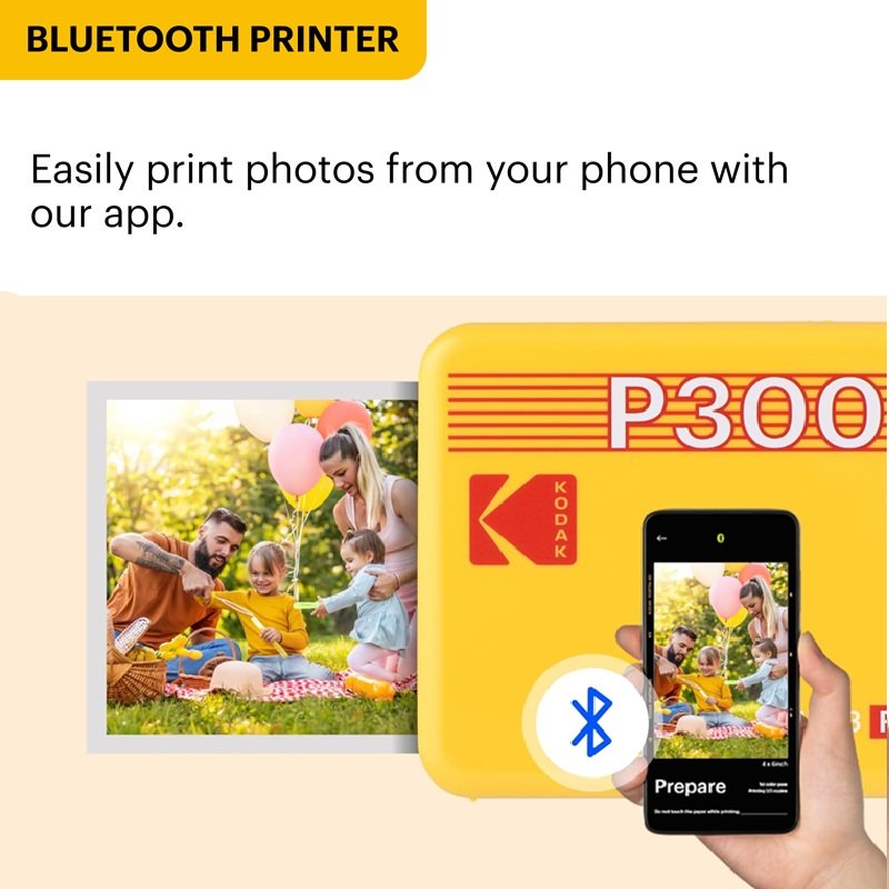 Kodak Instant Printer Mini 3 Retro Cartridge Bundle
