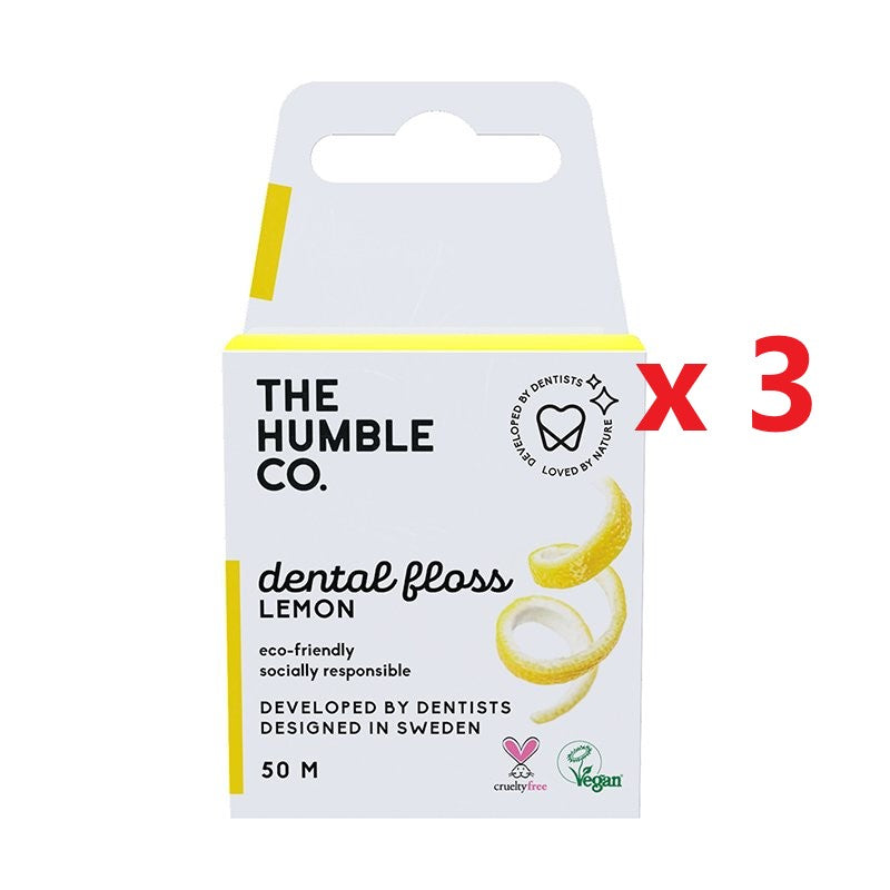 3 X The Humble Co. Dental Floss 50m