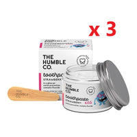 3 X The Humble Co. Natural Toothpaste in a Jar 64g