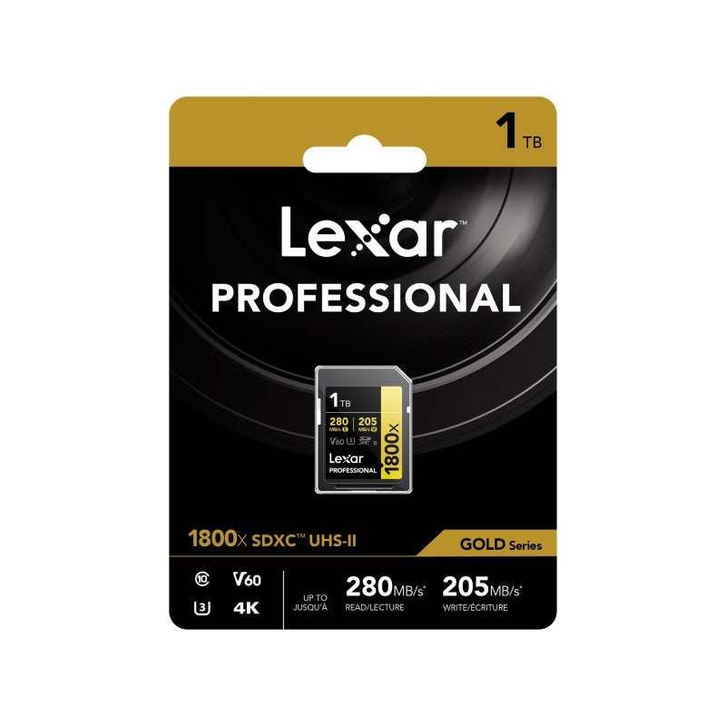 Lexar Professional 1800X SDXC UHS-II SD Card