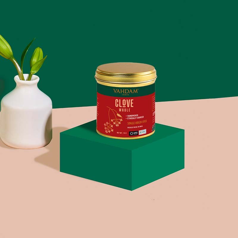 x6 Vahdam Single Origin Spice Clove Whole 15g