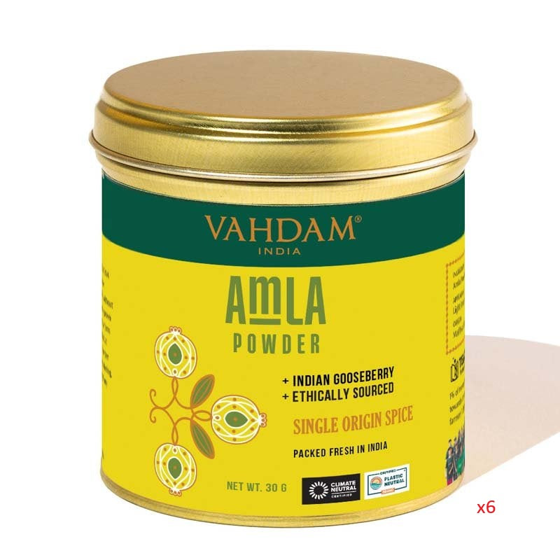 x6 Vahdam Single Origin Spice Amla Powder 30g