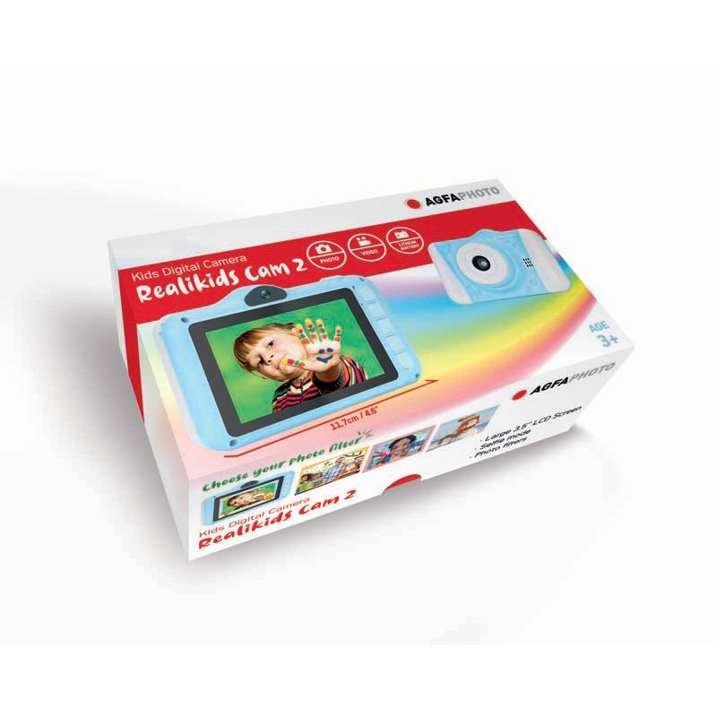 AgfaPhoto Realikids 2 Digital Camera Colour: Blue - MataMata