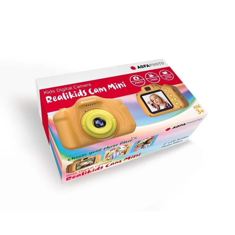 AgfaPhoto Realikids Mini Digital Camera Colour: Orange - MataMata