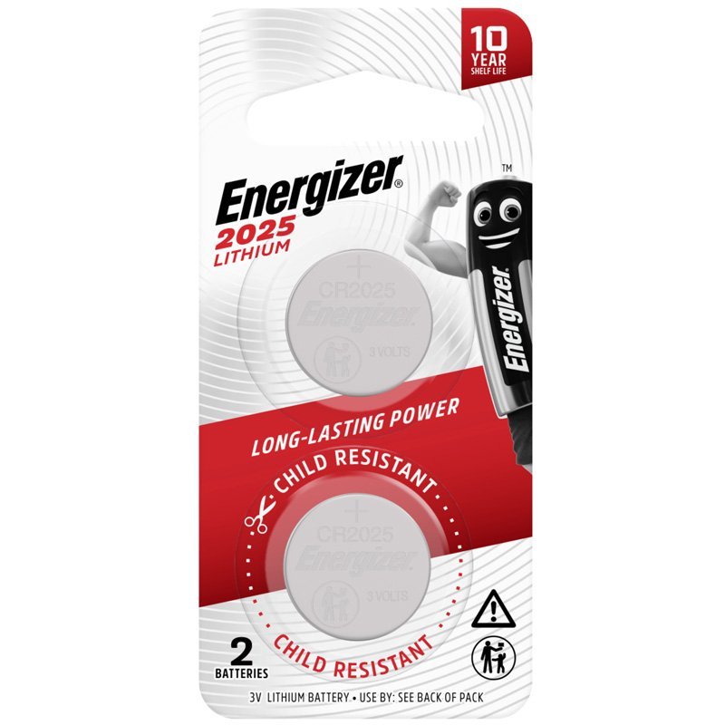 Energizer Batteries Lithium 2025 [2 Pack] - MataMata