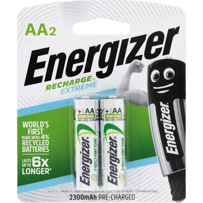 Energizer Batteries Recharge AA 2 Pack - MataMata