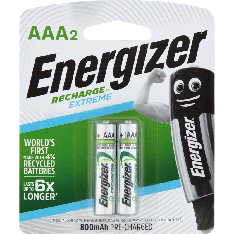 Energizer Batteries Recharge AAA 2 Pack - MataMata