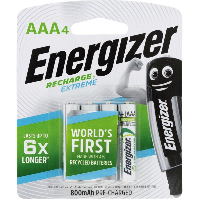 Energizer Batteries Recharge AAA 4 Pack - MataMata