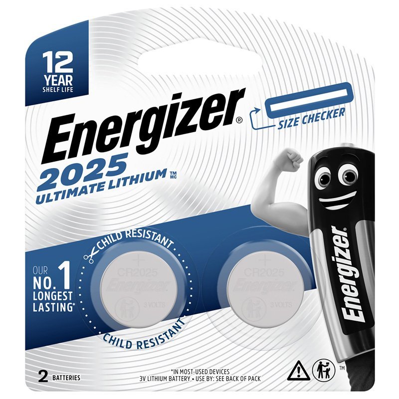 Energizer Batteries Ultimate Lithium 2025 [2 Pack] - MataMata