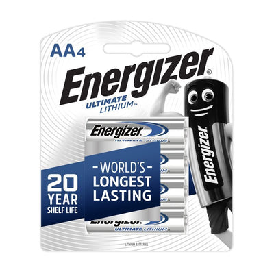 Energizer Batteries Ultra Lithium AA [4 Pack] - MataMata