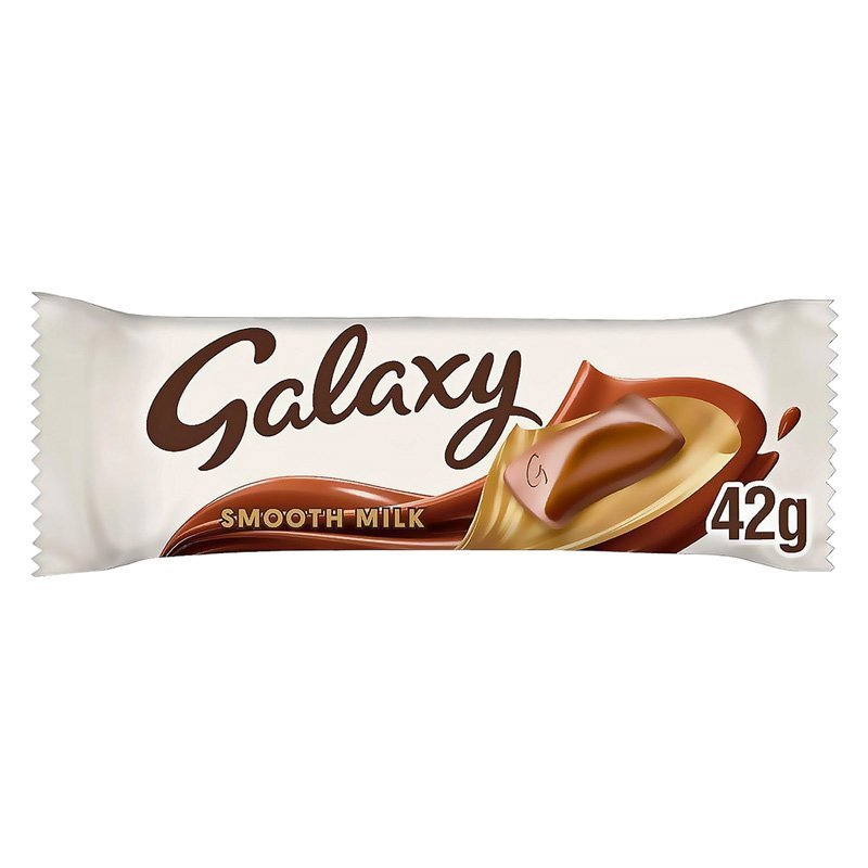 Galaxy Milk Chocolate Bar – 42g [Pack of 24] - MataMata