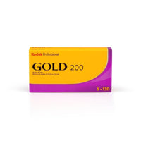 Kodak Film Gold 200 Color Negative Film (120 Roll Film, 5 - Pack) - MataMata