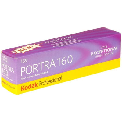 Kodak Film Portra 160 Color Negative Film (35mm Roll Film, 36 Exposures, 5 - Pack) - MataMata