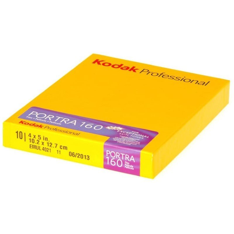 Kodak Film Portra 160 Color Negative Sheet Film (4×5, 10 Sheets) - MataMata