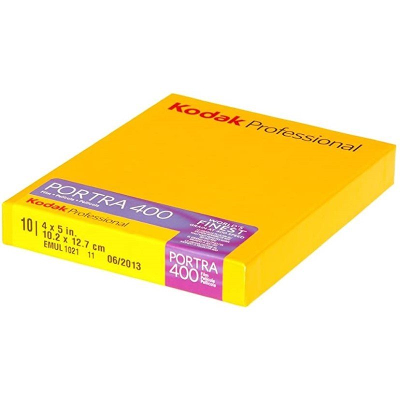 Kodak Film Portra 400 Color Negative Sheet Film (4×5, 10 Sheets) - MataMata